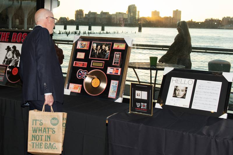 A silent auction lot on display before the doors opened at A Decade of Delight — photo 10 of 10.